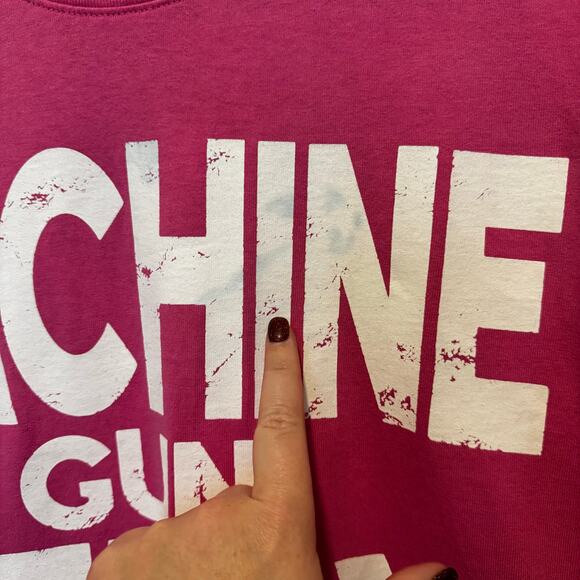 NWOT MGK Machine Gun Kelly Embers‎ Official Merchandise Pink L - Picture 4 of 7
